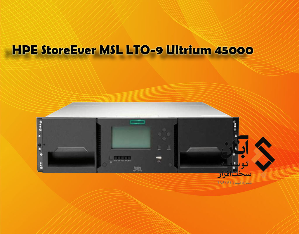 hpe storeever msl lto-9 ultrium 45000